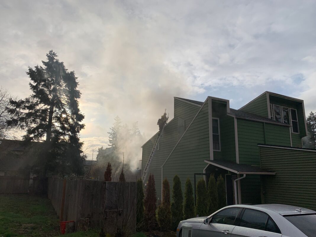 hillsboro house fire ladder