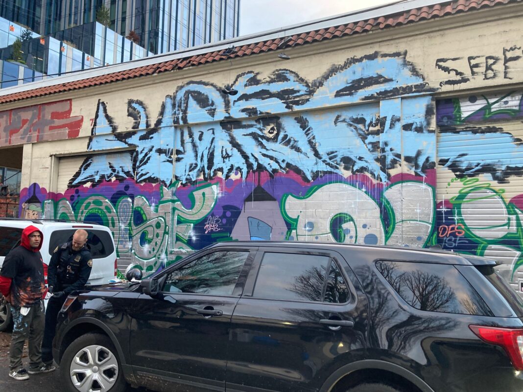 Jerry Mijangos arrested for graffiti vandalism
