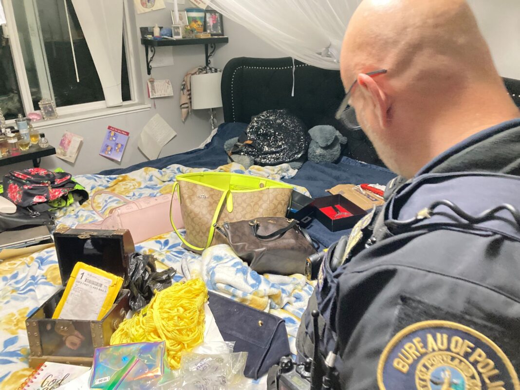 virginia kellison bedroom during search warrant