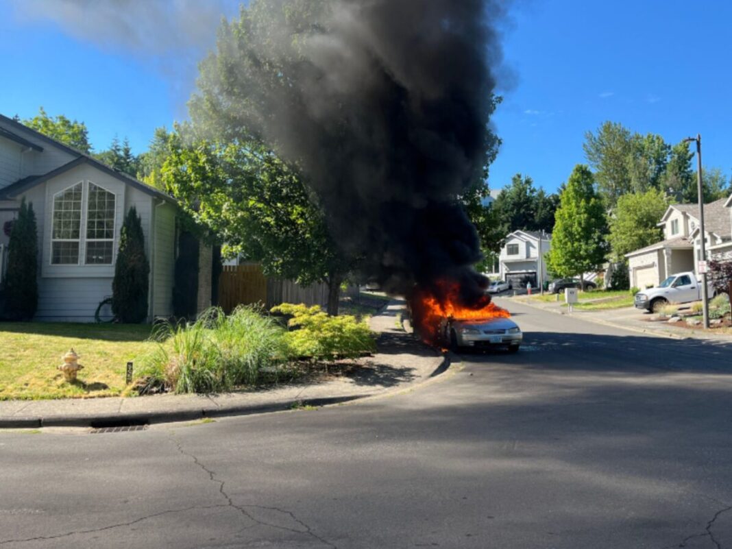 ethan mills arrested for arson of his own car