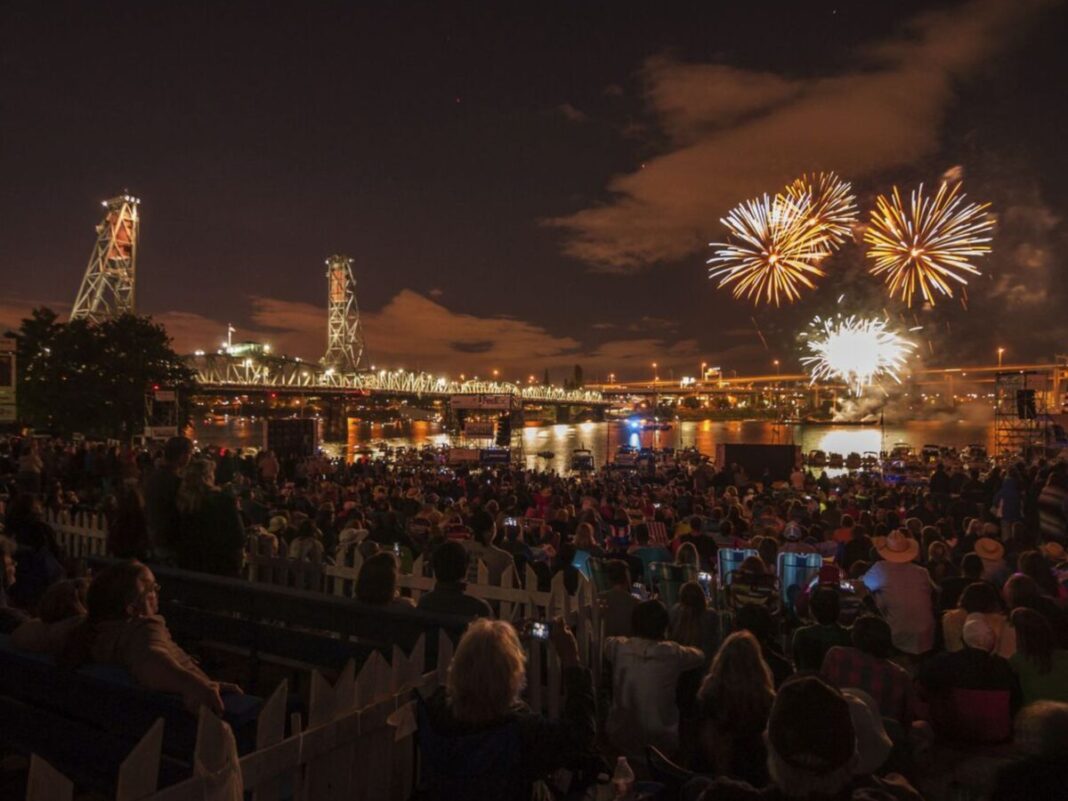 professional firework show july 4